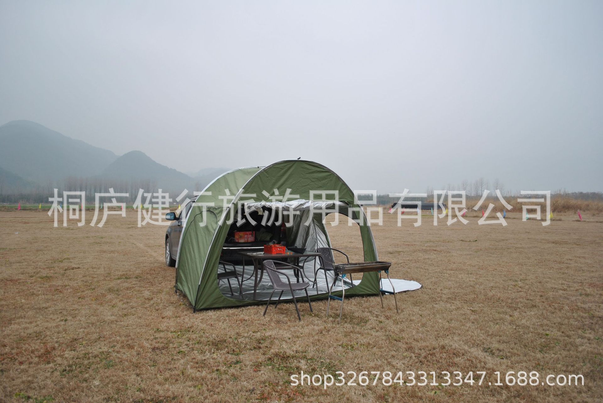 Cheap Goat Tents Outdoor Car Trunk Tent Sunshade Rainproof Tailgate Shade Awning Tent For SUV Car Self Driving Tour Barbecue Camping Tool   